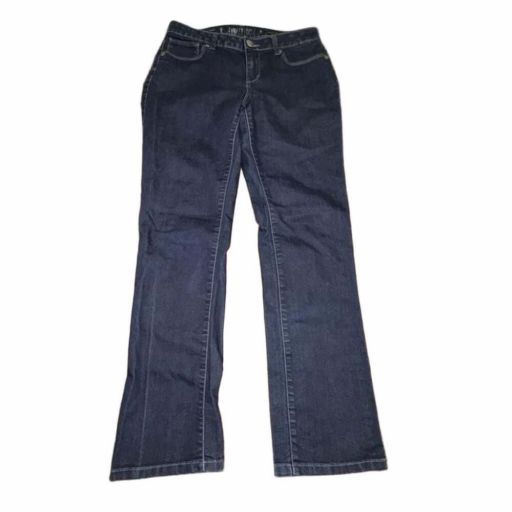 Jennifer Lopez Dark Wash Straight Leg Jeans Women’s Classic Y2K Denim